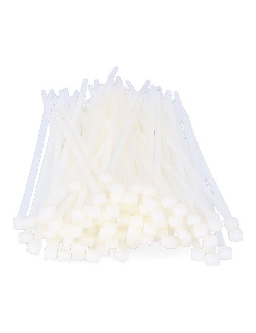 Bridas natural 4,8 x 250 mm nylon alta calidad (bolsa 100 unid.)