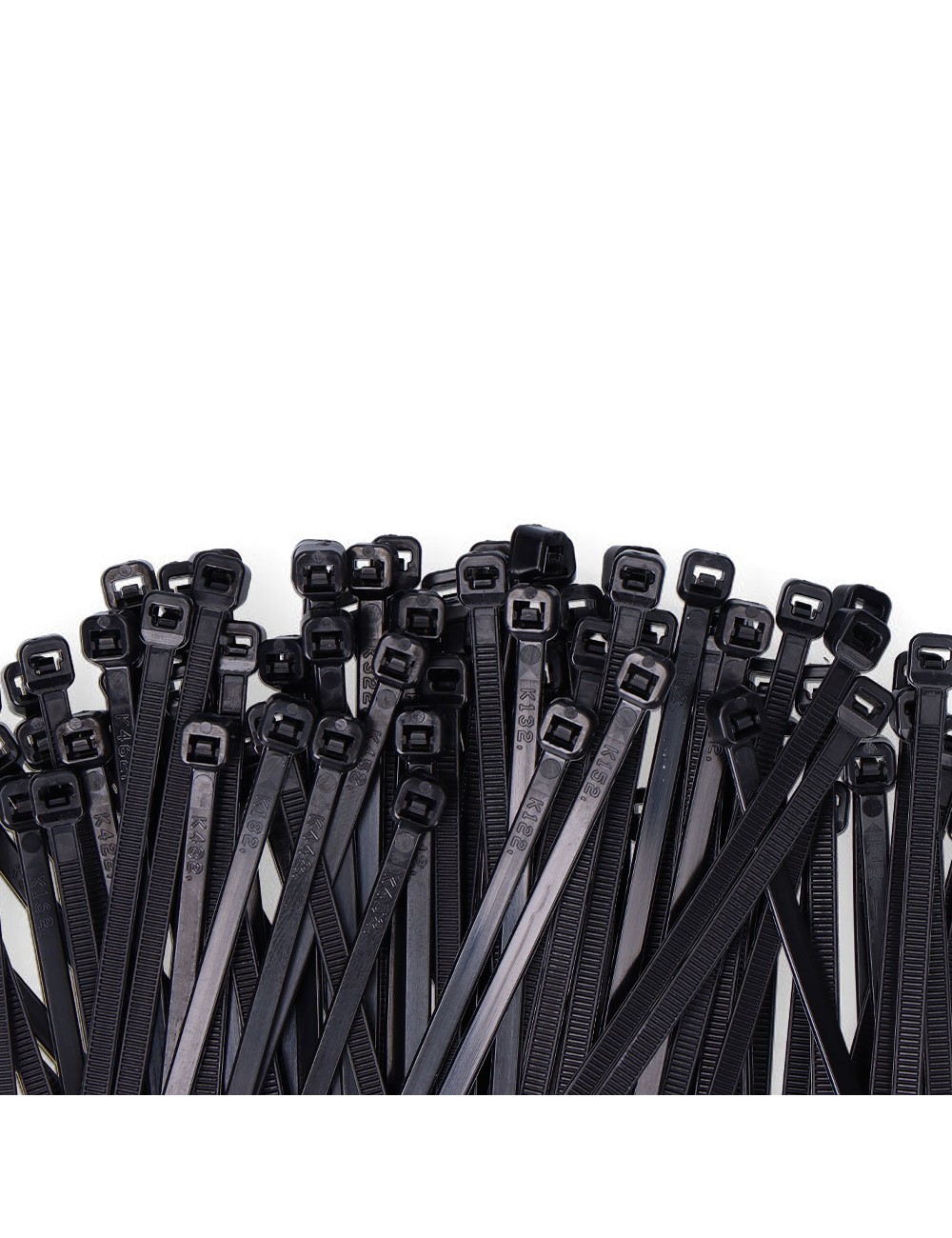 Bridas negras 2,5 x 100 mm nylon alta calidad (bolsa 100 unid.)