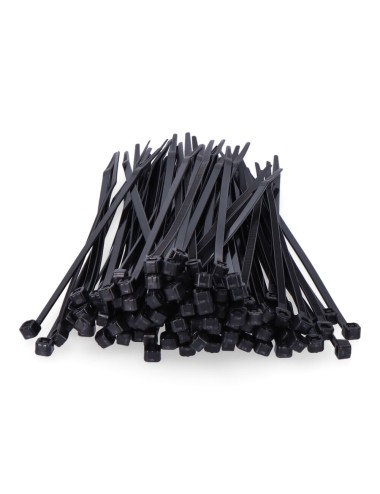 Bridas negras 2,5 x 100 mm nylon alta calidad (bolsa 100 unid.)