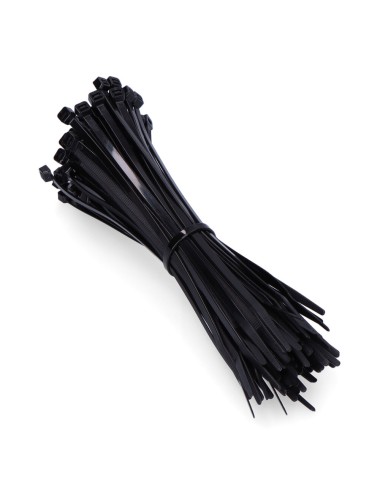 Bridas negras 4,8 x 250 mm nylon alta calidad (bolsa 100 unid.)