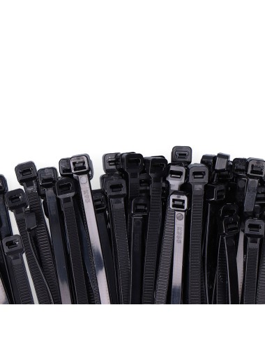 Bridas negras 4,8 x 250 mm nylon alta calidad (bolsa 100 unid.)
