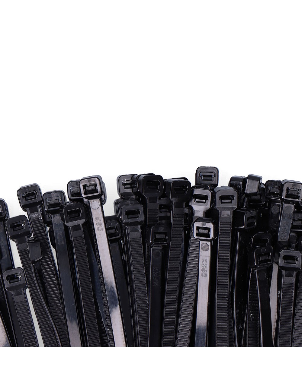 Bridas negras 4,8 x 250 mm nylon alta calidad (bolsa 100 unid.)