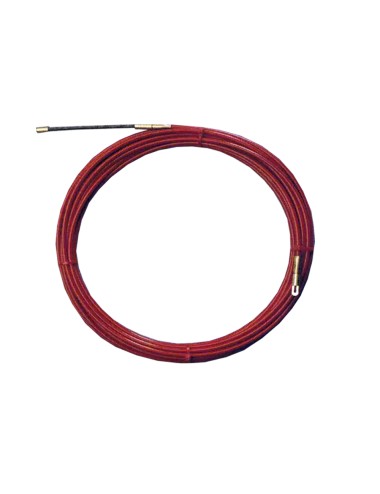 Sonda pasacables guía, acero forrado profesional, 30 m x 3,9 mm