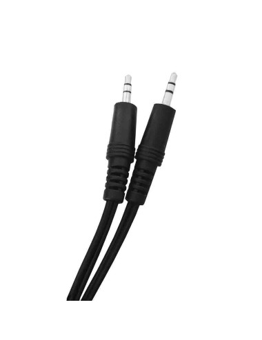 Conexion audio jack 3,5mm stereo macho a jack 3,5mm stereo macho 1,5m