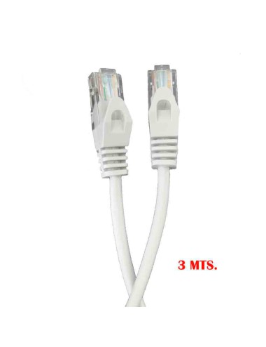Cable utp cat.5e latiguillo rj45 "outex" 3 m