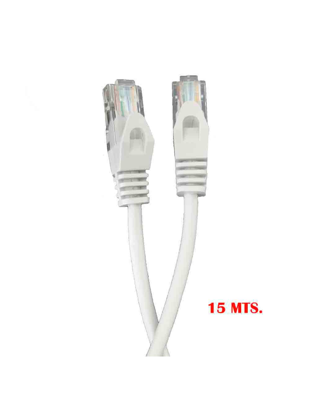 Cable utp cat.5e latiguillo rj45 "outex" 15 m