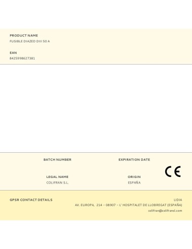 Fusible diazed diii 50 a