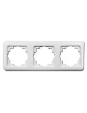 Marco 3 elementos empotrar "serie term" blanco 80x220mm (bolsa blister)