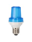 Bombilla flash led e27 1 w color azul