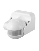 Sensor de movimiento con regulador noche/dia orientable 180° ip44 blanco