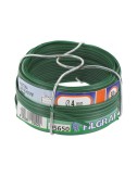Alambre forrado verde, calibre 4 mm x 50 m