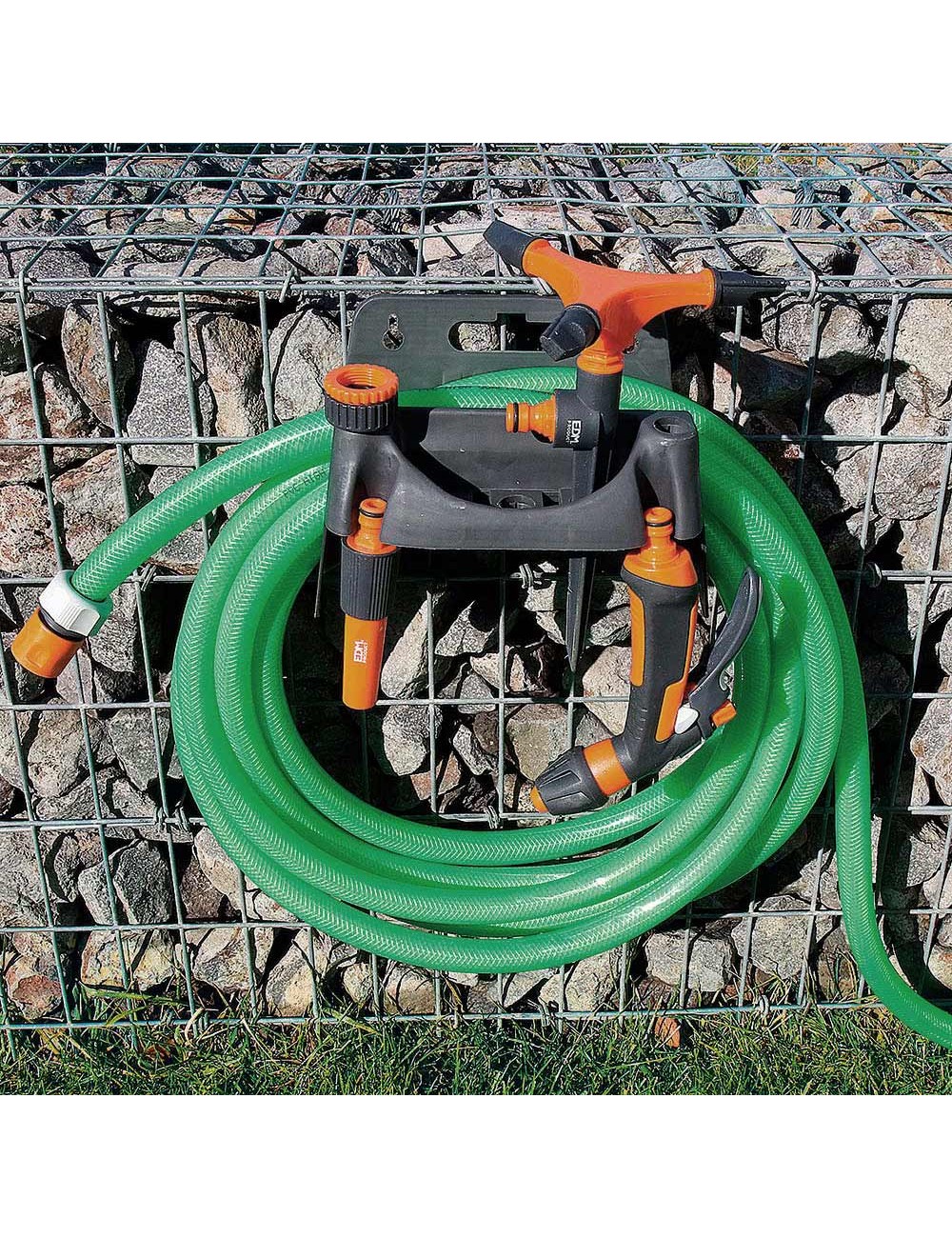 Portamangueras mural de plástico 24 x 15 x 17 cm