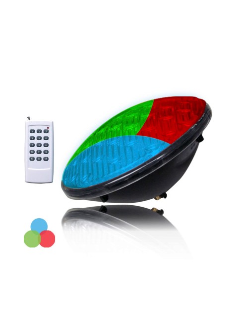 Bombilla para piscina led par56 9w 500lm rgb multicolor ip68 ø17,6x6cm edm