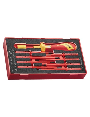 JGO DESTORNILLADOR DINAMOMENTRICO TEAVSD09 9 PZAS