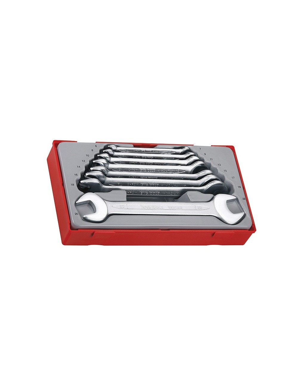 Juego de 8 llaves fijas de dos bocas TT6208