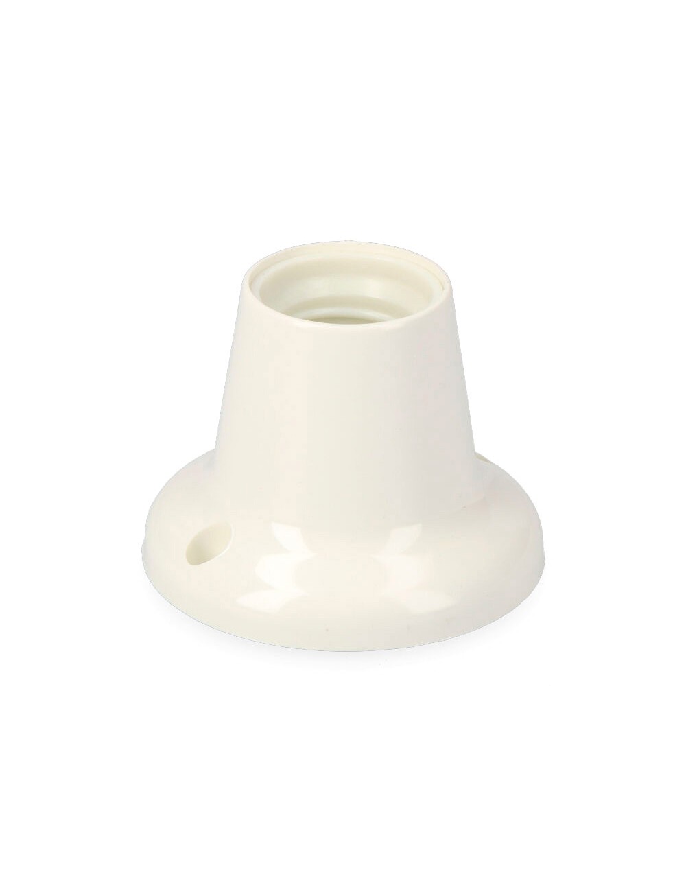 Portalámparas zocalo recto e-27 (envasado)