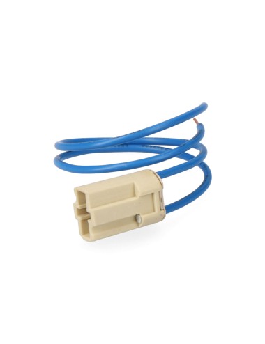 Portalámparas 250v base g-9 con cable beige (envasado)