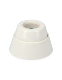 Portalámparas e-27 zocalo recto porcelana blanco (envasado)