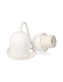 Conjunto colgante blanco e27 longitud 80cm (envasado)