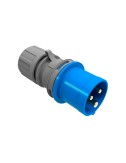 Clavija cetac 2p+t azul 16a 230v~ ip44 (envasada)