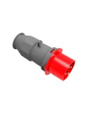 Clavija cetac 3p+t roja 16a 400v~ ip44 (envasada)