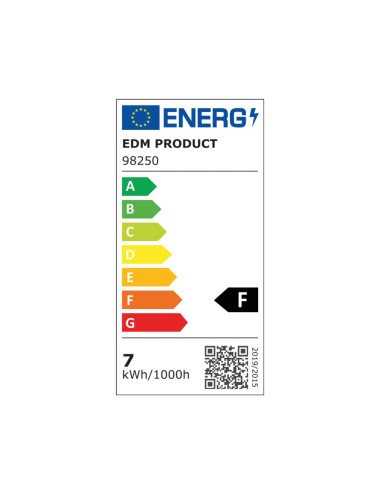 Bombilla dicroica led gu10 7 w 550 lm 3200 k luz calida 45° ø5 x 5,5 cm