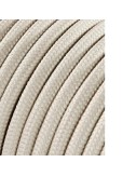 Carrete cable cordón tubular h03vv-f 2 x 0,75 mm beige, 25 m