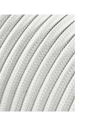 Carrete cable cordón tubular h03vv-f 2 x 0,75 mm blanco, 25 m