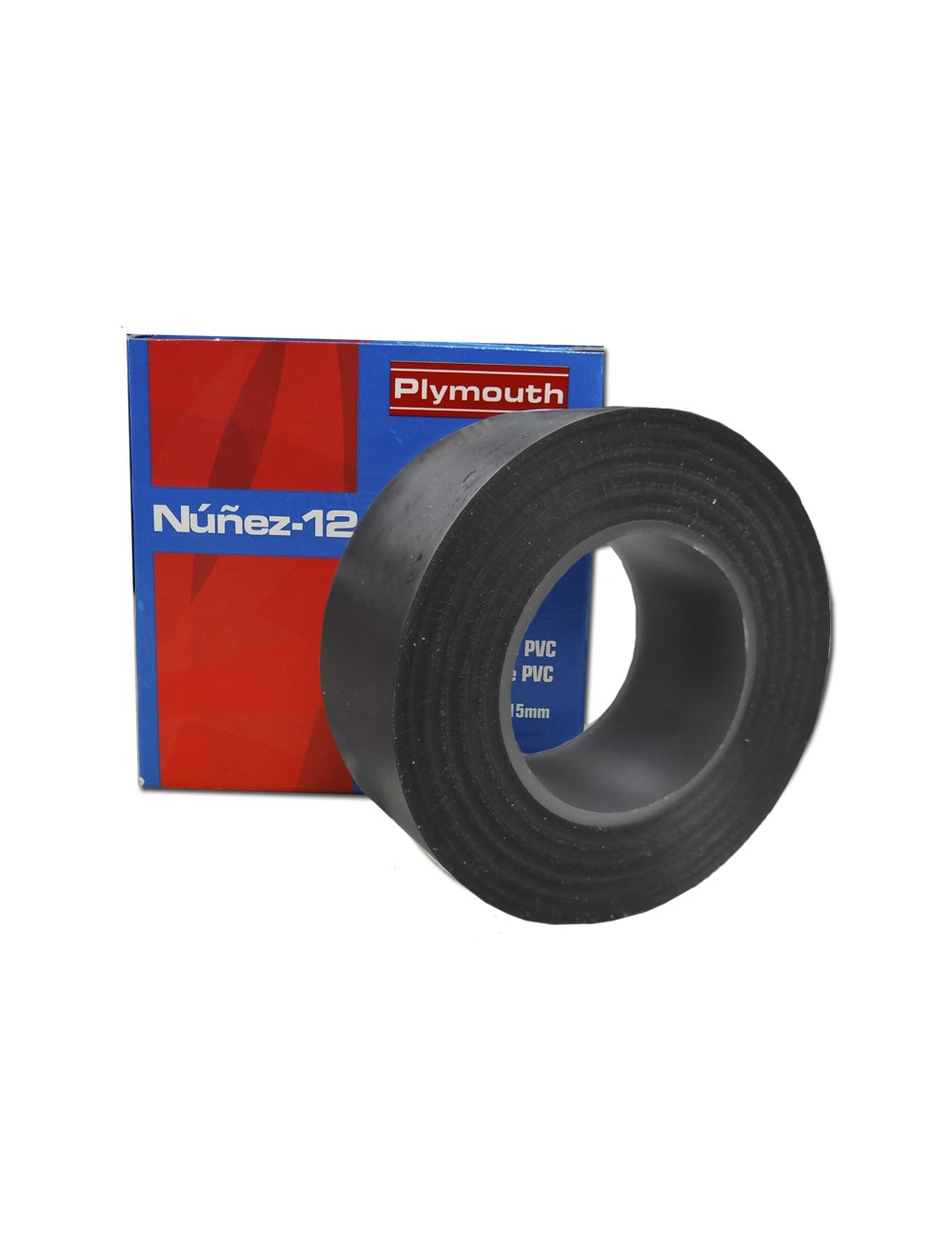 Cinta aislante negra 19 mm x 20 m