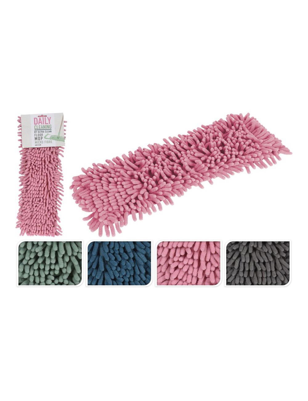 Recambios para mopa 40 x 13 cm (colores surtidos)