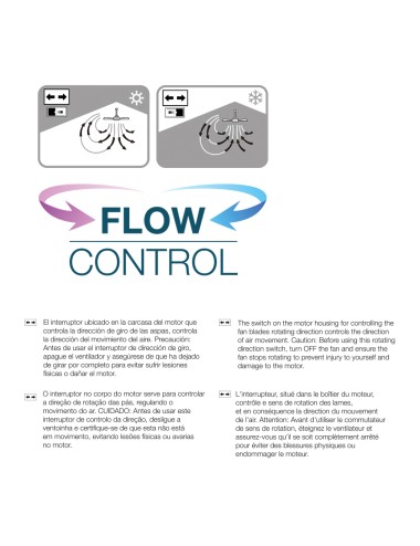 Ventilador de techo modelo aral. color blanco. potencia: 50 w aspas: ø76cm