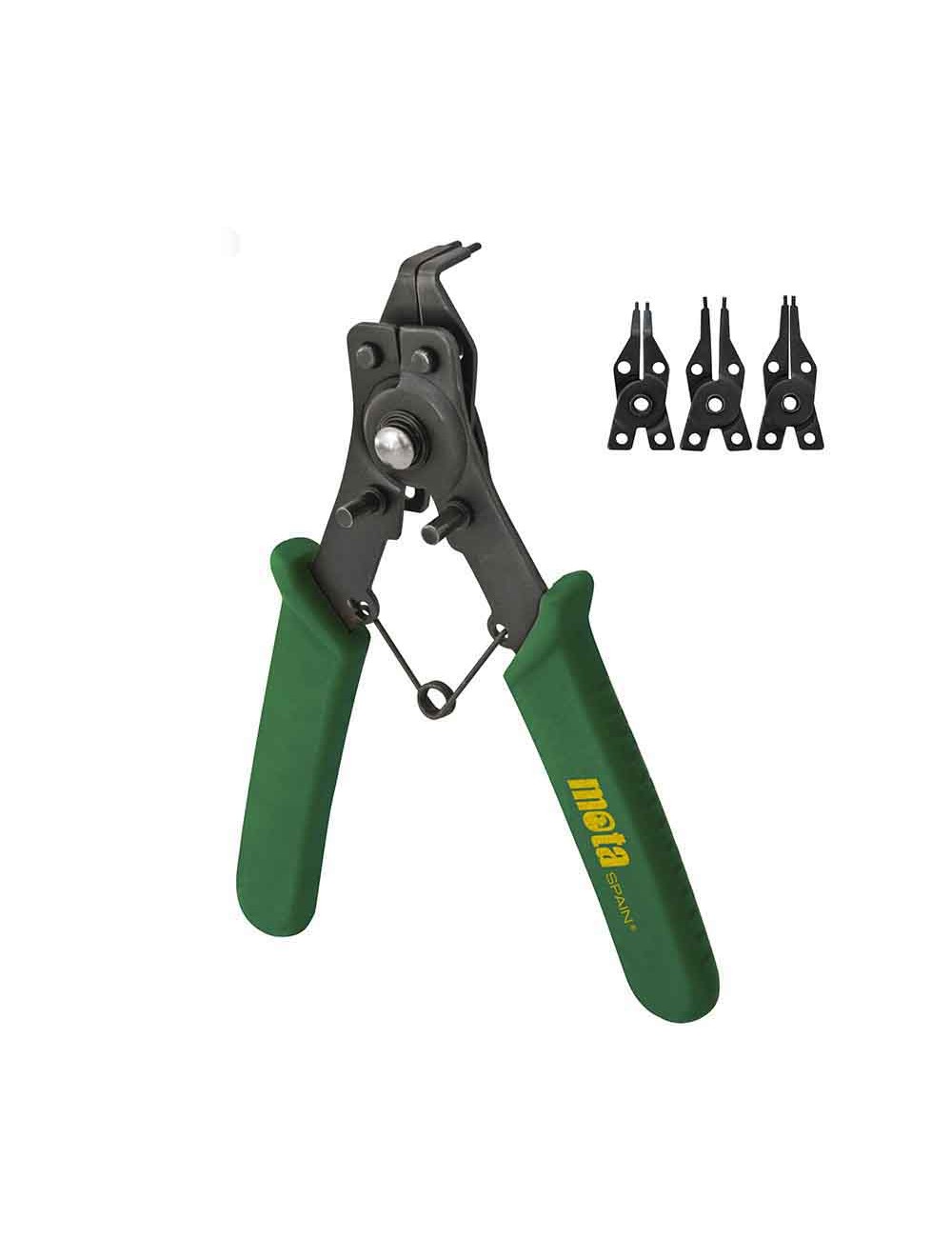 Alicates arandelas abrir/cerrar 4 en 1 180 mm