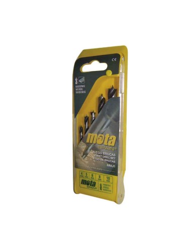 Brocas para madera, juego de 5 piezas, ø4,00 mm a ø10,00 mm