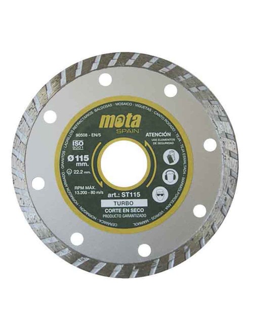 Disco diamantado turbo ø115 mm clp18