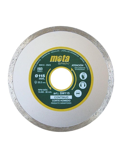 Disco diamantado liso humedo ø230 mm clp18