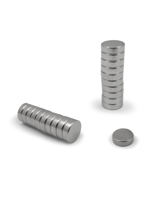 Imán de neodimio ø10 x 3 mm