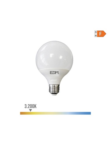 Bombilla globo led e27 15 w 1521 lm 3200 k luz calida ø125 x 160 mm