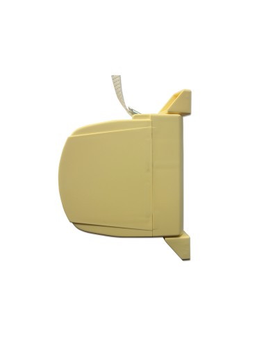 Recogedor exterior abatible giratorio 180° mini de cinta 5 m beige