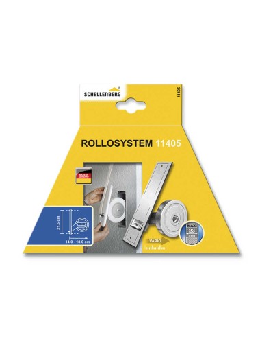 Recogedor empotrable para persiana 50 x 244 x 140 mm (distancia taladro 215 mm)