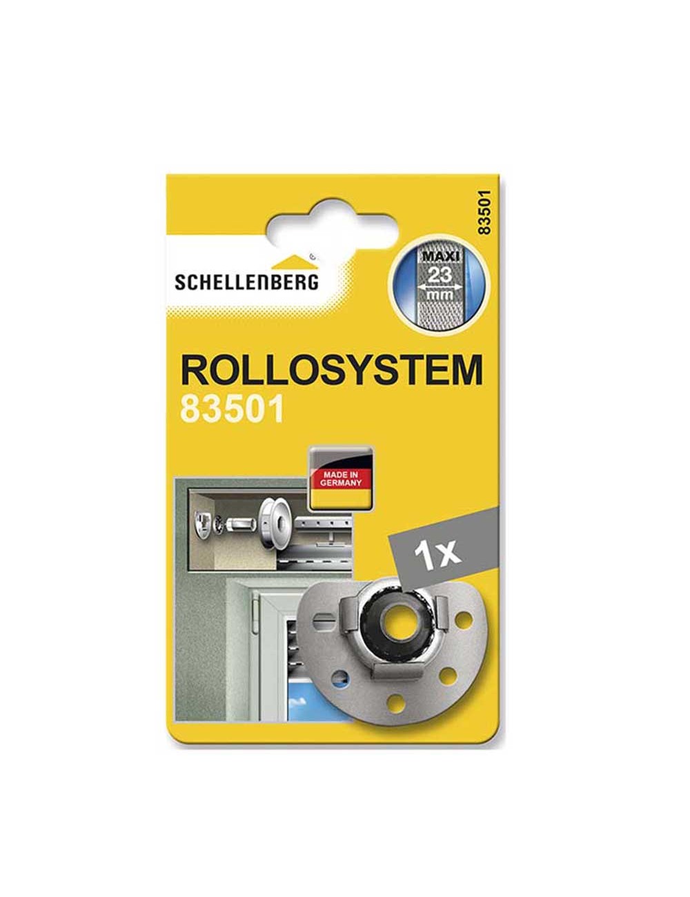 Soporte-cojinete muro sistema maxi para eje octagonal 80 x 60 x 18 mm