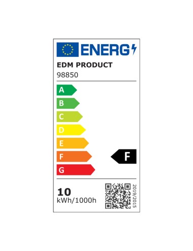Bombilla standard led 12 v ac/dc e27 10 w 1020 lm 3200 k luz calida ø6 x 11 cm