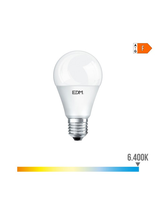 Bombilla standard led 12 v ac/dc e27 10 w 1020 lm 6400 k luz fria ø60 x 11 cm