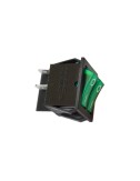 Interruptor doble 15a 250v verde