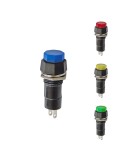 Interruptor unipolar base hexagonal 1a 250v, colores surtidos