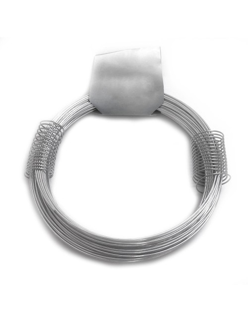 Alambre zincado n° 8, 200 gr, calibre 1,30 mm x 20 m