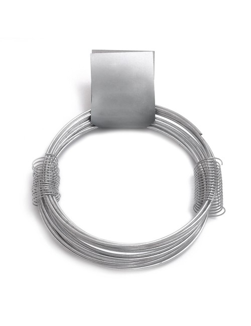 Alambre zincado n° 12, 210 gr, calibre 1,80 mm x 11 m