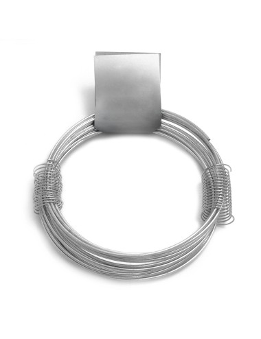 Alambre zincado n° 14, 210 gr, calibre 2,20 mm x 7 m