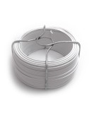 Alambre forrado blanco n° 6, 240 gr, calibre 1,40 mm x 50 m