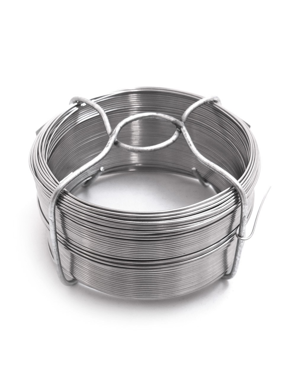 Alambre acero inoxidable n° 3, 200 gr, calibre 0,80 mm x 50 m