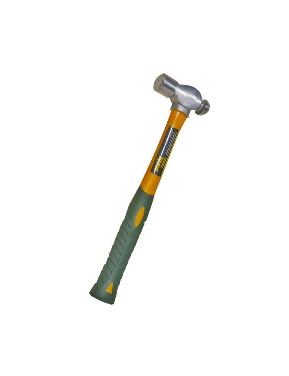 Martillo bolita pulido con mango de fibra de vidrio, 450 g